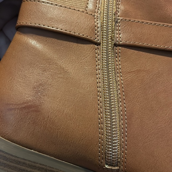 New Kimball Brown camel riding boots over knee by Style & Co for Macy’s flaw - Picture 5 of 5